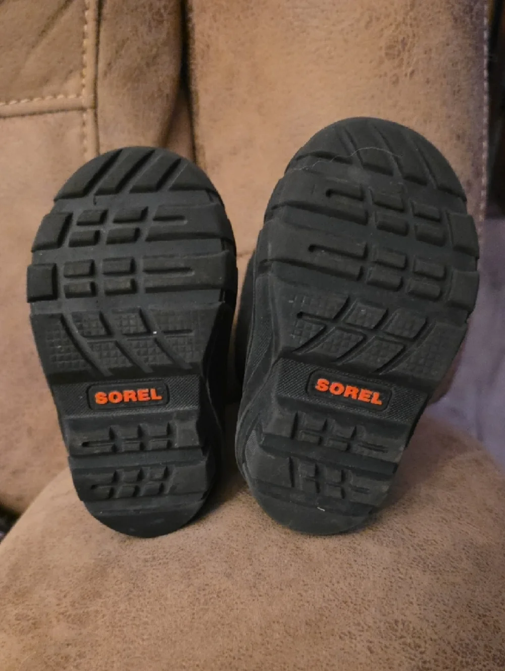 Sorel Kids Navy with Orange Accent Snow Boots